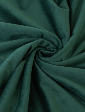 Zatemňovacie závesy Velvet smaragdová – 140 × 180 cm (2 ks)