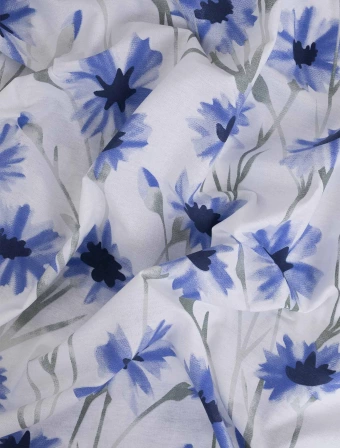 Bavlnené obliečky Renforcé – Nevädza modrá
