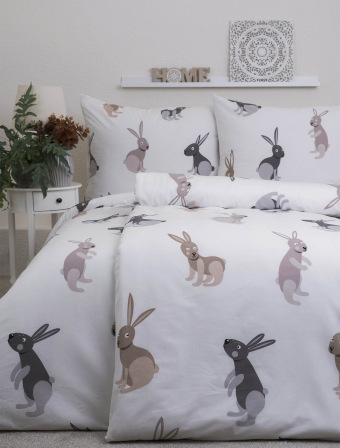 Bavlnené obliečky Renforcé – Zajačikovia
