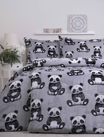 Obliečky mikroplyš Exclusive – Panda