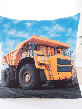 Obliečka na vankúšik 40 × 40 cm – Mining Dump Truck