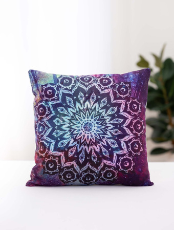 Obliečka na vankúšik mikroplyš 45 × 45 cm - Mandala 3