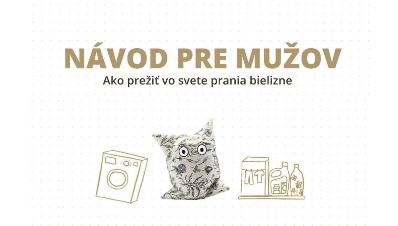 Návod pre mužov: Ako prežiť vo svete prania bielizne